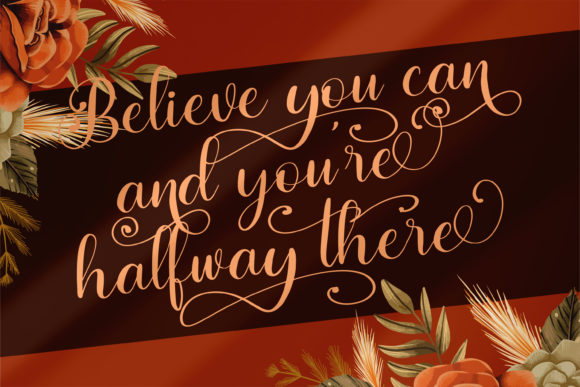 Belinda Heylove Font Poster 6