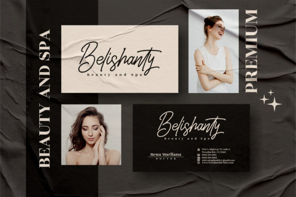 Belistaria Signature Font Poster 8