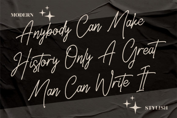 Belistaria Signature Font Poster 9