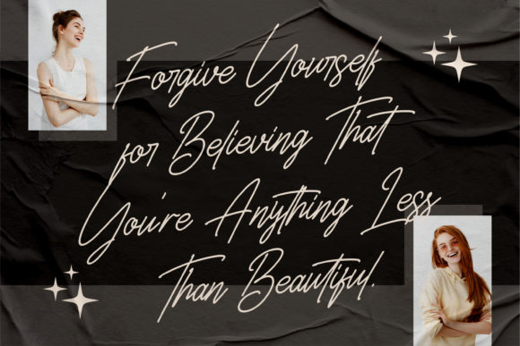 Belistaria Signature Font Poster 10