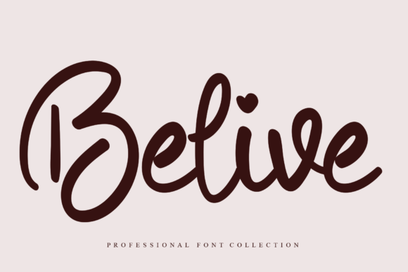 Belive Font Poster 1