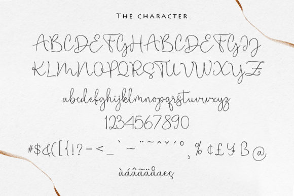 Bella Bellia Font Poster 7