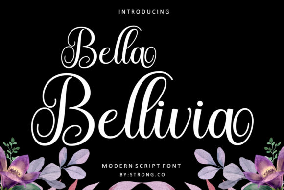 Bella Bellivia Font Poster 1