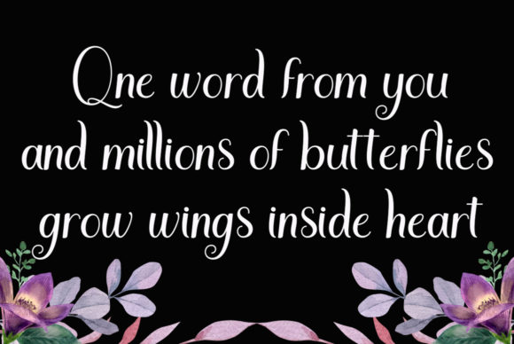 Bella Bellivia Font Poster 9