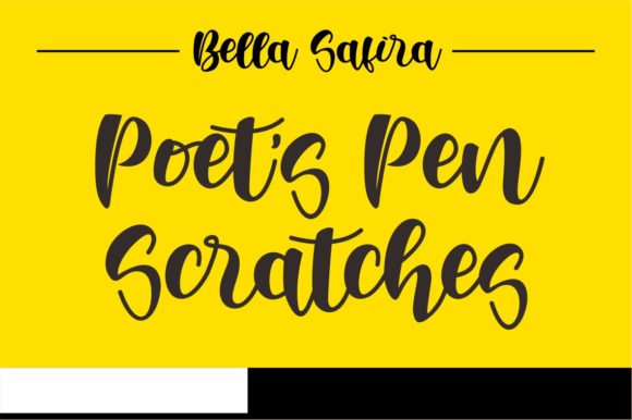 Bella Safira Font Poster 3