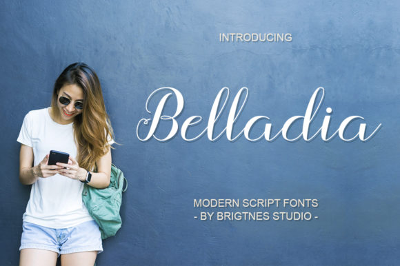 Belladia Font Poster 1