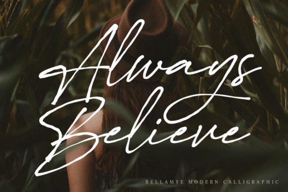 Bellamye Font Poster 8