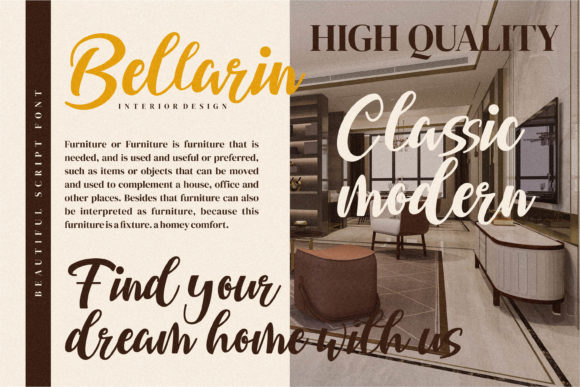 Bellarin Font Poster 5