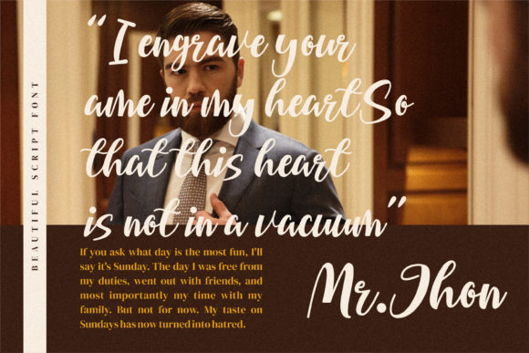 Bellarin Font Poster 7