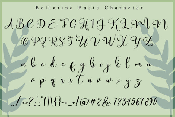 Bellarina Font Poster 8