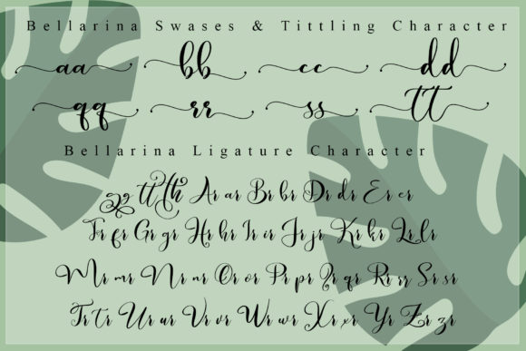 Bellarina Font Poster 9