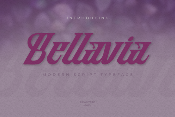 Bellavia Font Poster 1