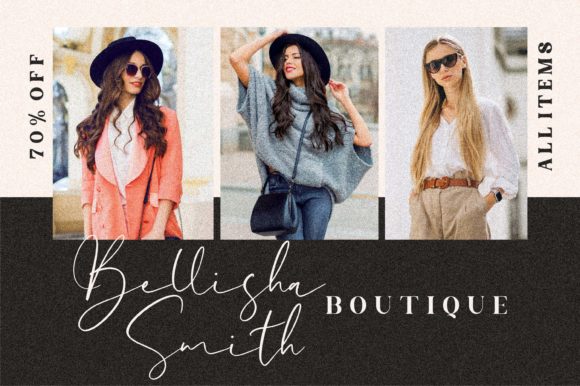 Bellisha Smith Font Poster 11