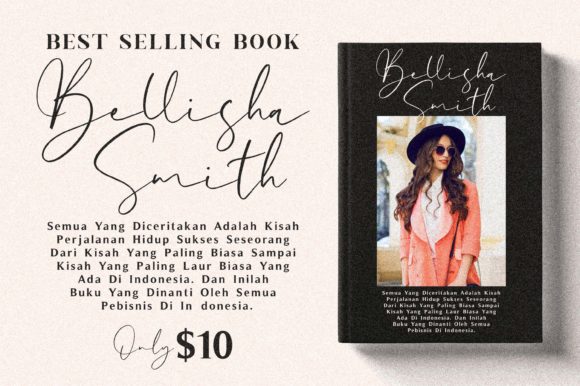 Bellisha Smith Font Poster 5