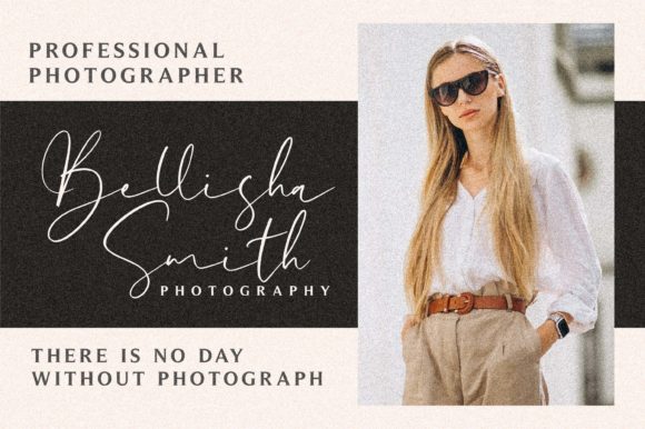 Bellisha Smith Font Poster 10