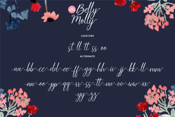 Belly Molly Font Poster 7