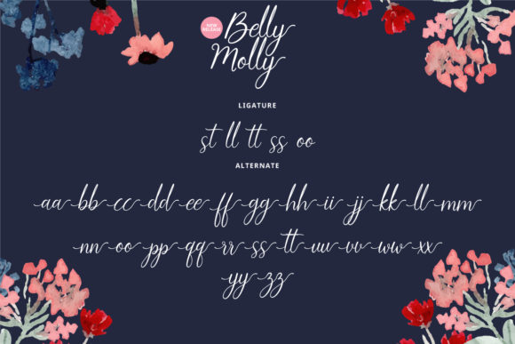 Belly Molly Font Poster 7