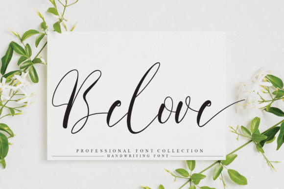 Belove Font Poster 1