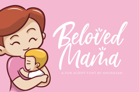 Beloved Mama Font Poster 1