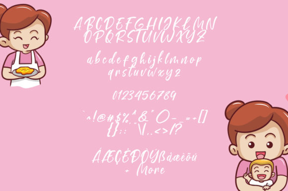 Beloved Mama Font Poster 7