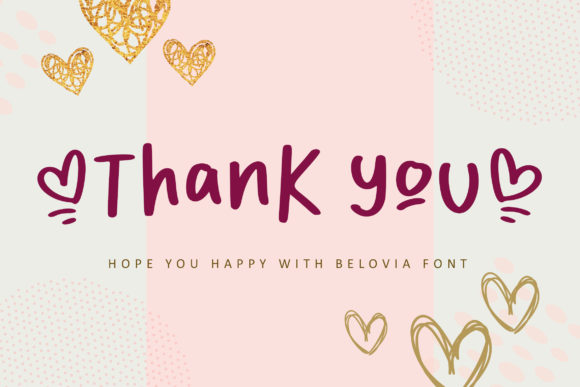 Belovia Font Poster 8