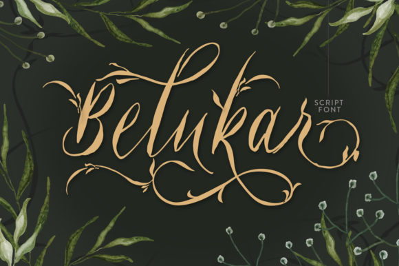 Belukar Font Poster 1