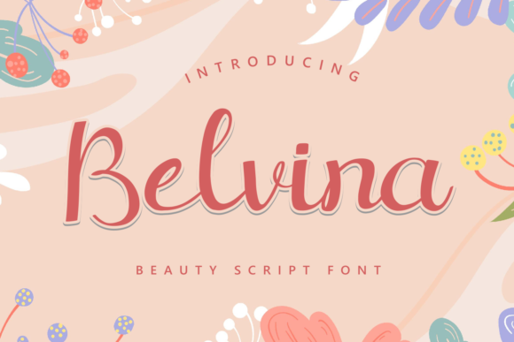 Belvina Font Poster 1