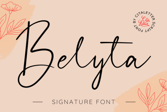 Belyta Font Poster 1