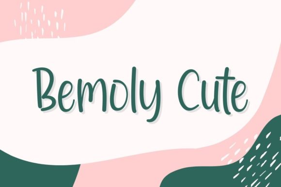 Bemoly Cute Font Poster 1