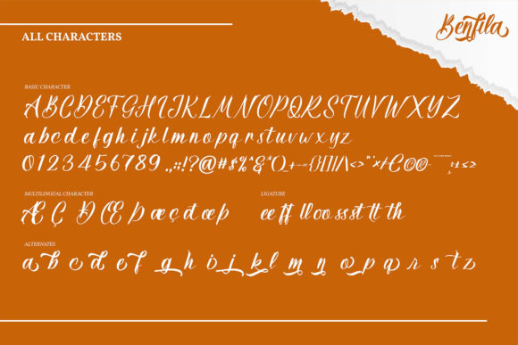 Benfila Font Poster 6