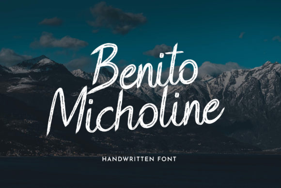 Benito Micholine Font Poster 1