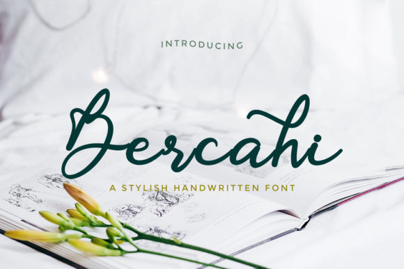 Bercahi Font Poster 1