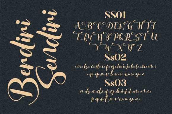 Berdiri Sendiri Font Poster 14