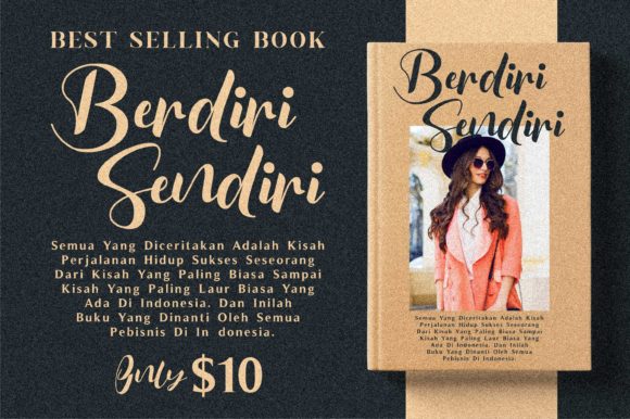 Berdiri Sendiri Font Poster 3