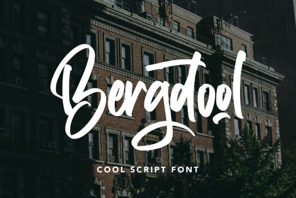 Bergdool Font Poster 1