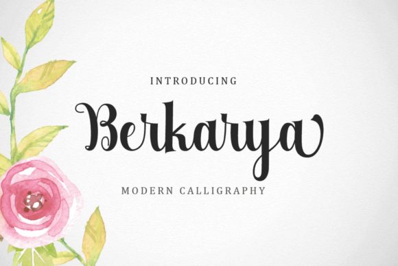 Berkarya Font Poster 1