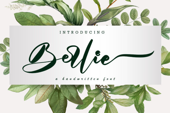 Berlie Font Poster 1