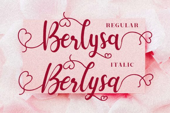 Berlysa Font Poster 15