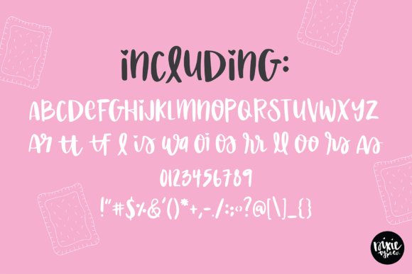 Berry Pastry Font Poster 2
