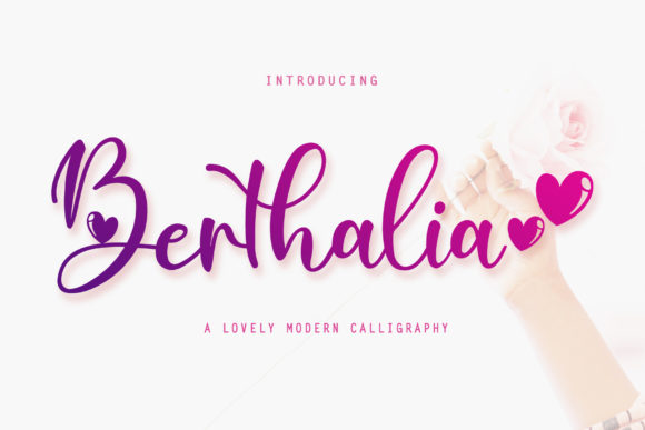 Berthalia Font Poster 1