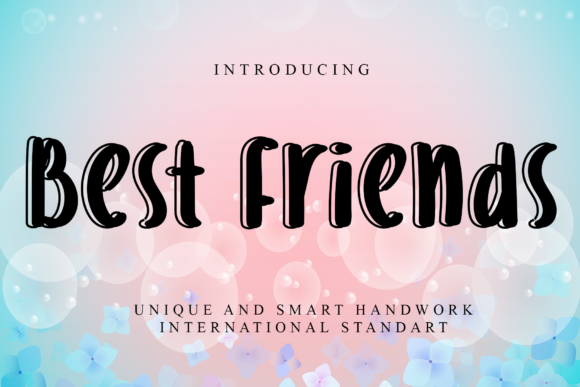 Best Friends Font Poster 1