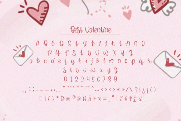 Best Valentine Font Poster 7
