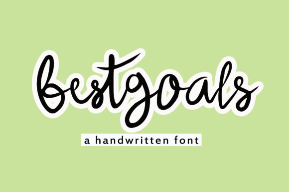 Bestgoals Font Poster 1