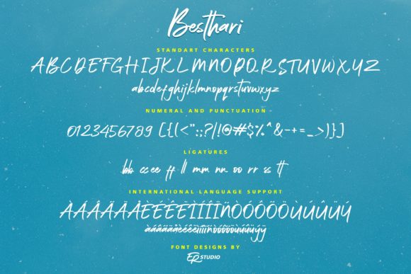 Besthari Font Poster 8