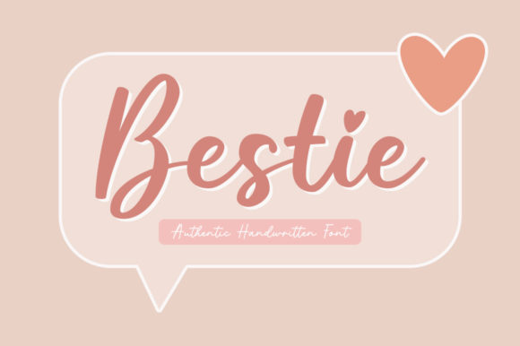 Bestie Font Poster 1