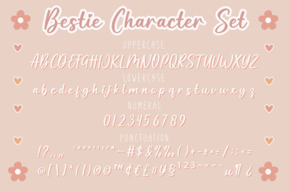 Bestie Font Poster 6