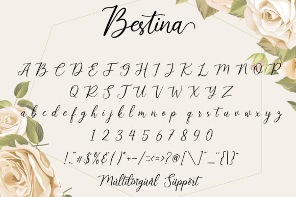 Bestina Font Poster 6