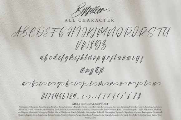 Bestseller Font Poster 8