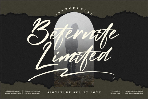 Beternite Limited Font Poster 1
