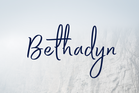 Bethadyn Font Poster 1